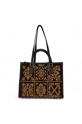 Borsa in velluto colore nero. MY BEST BAG | 1002-TABAC
